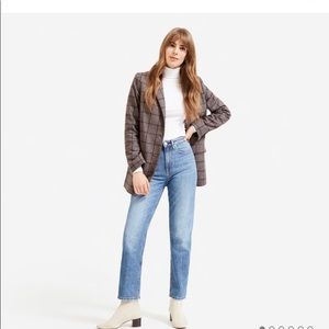 NWT Everlane High Rise Straight Jean